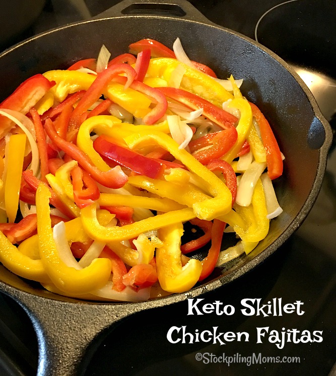 Skillet Chicken Fajitas Recipe - cast iron fajita skillet