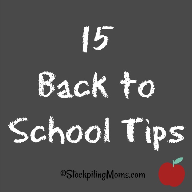 15 Back to School Tips