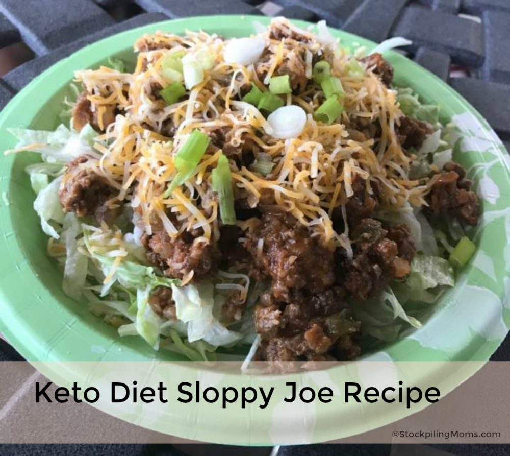 Keto Diet Sloppy Joe Recipe - STOCKPILING MOMS™