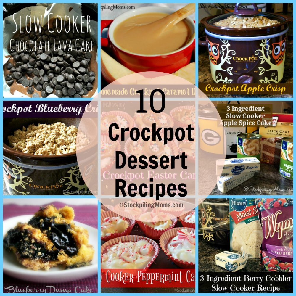 10 Crockpot Dessert Recipes