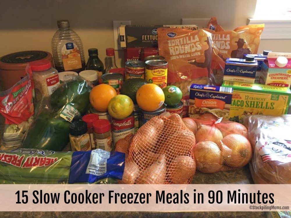 Eight “No-Cook” Freezer Meals in 90 Minutes