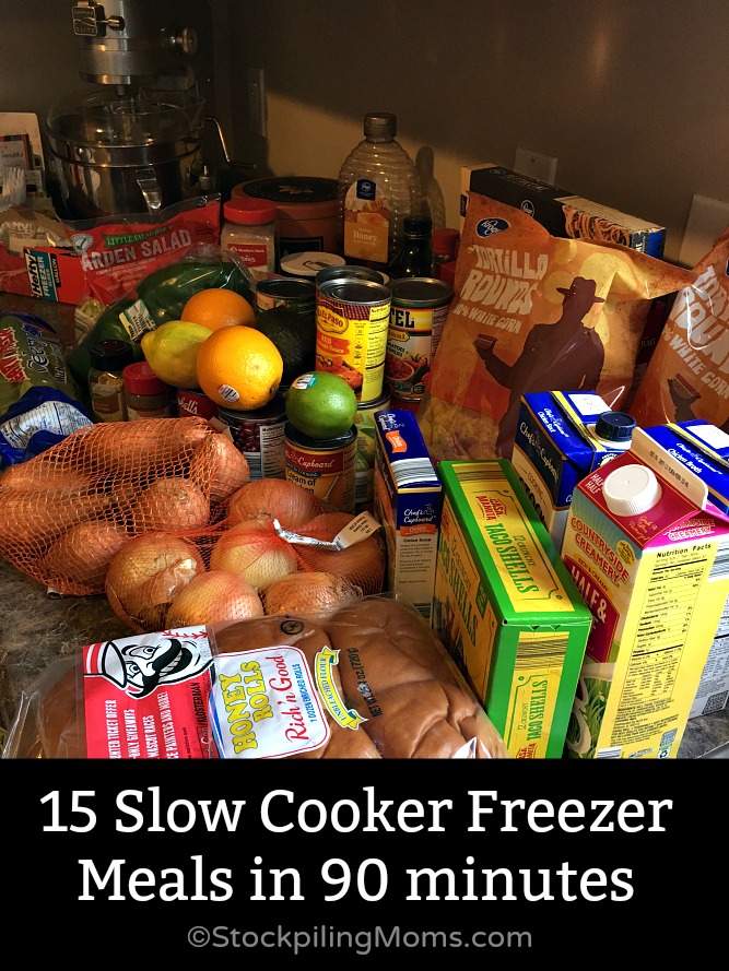 Eight “No-Cook” Freezer Meals in 90 Minutes