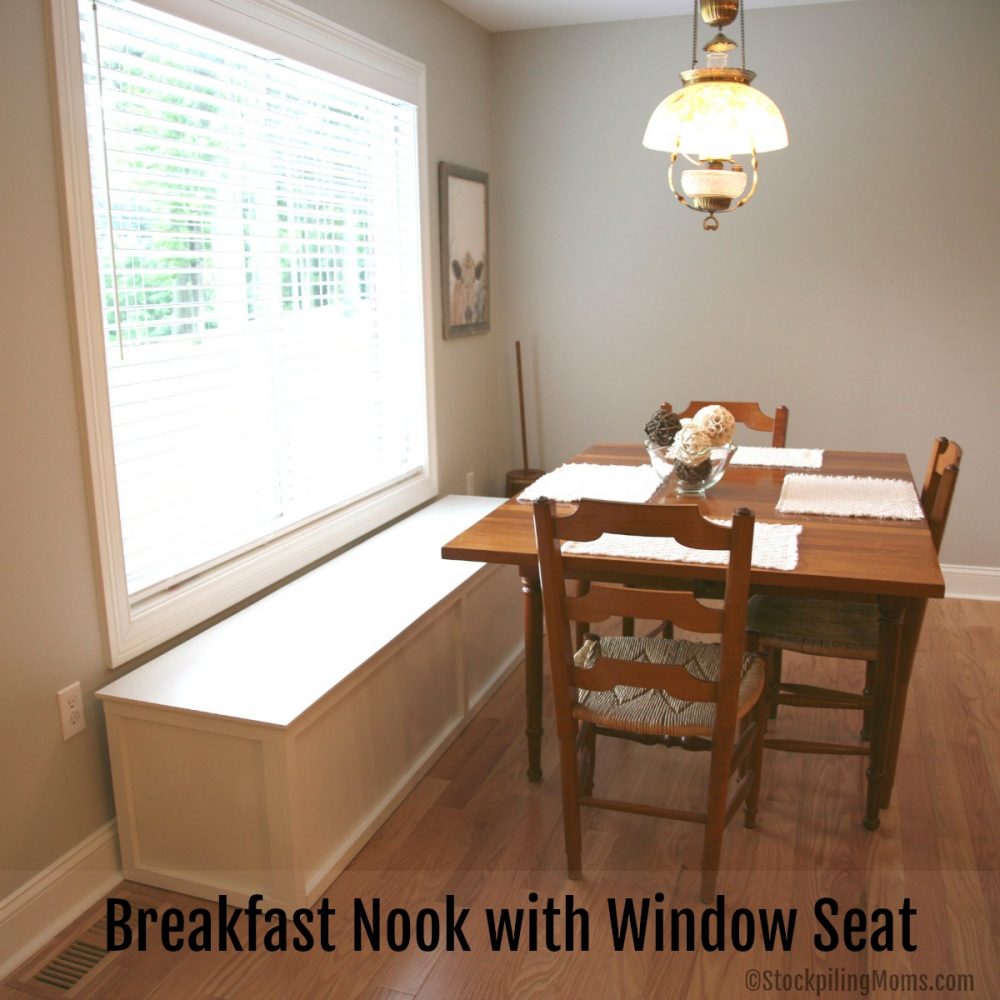 Window seat deals kitchen nook