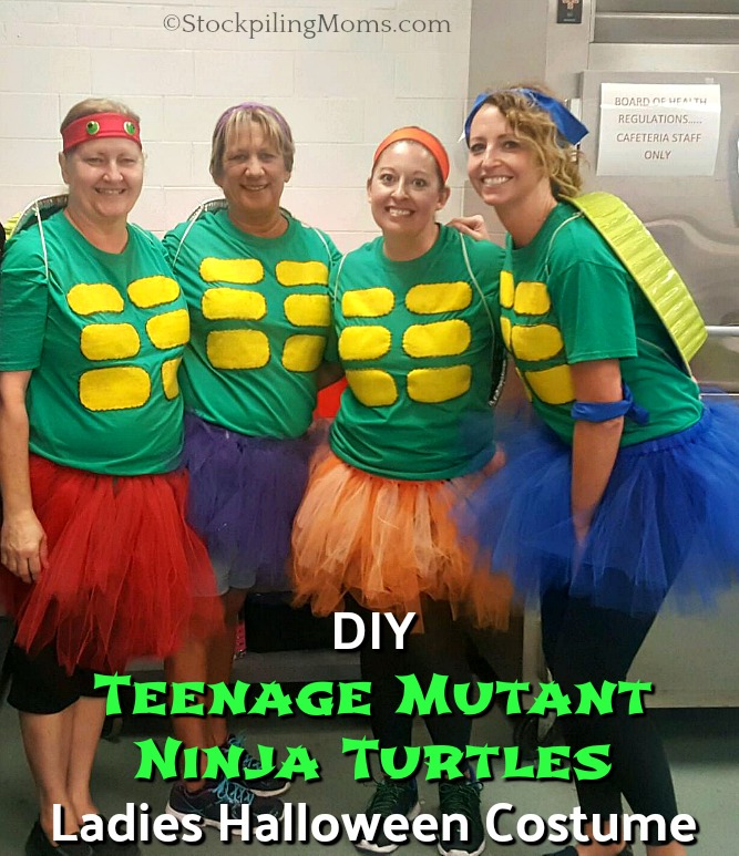 DIY Girls' Ninja Turtle Costumes- with TUTUS! — PACountryCrafts