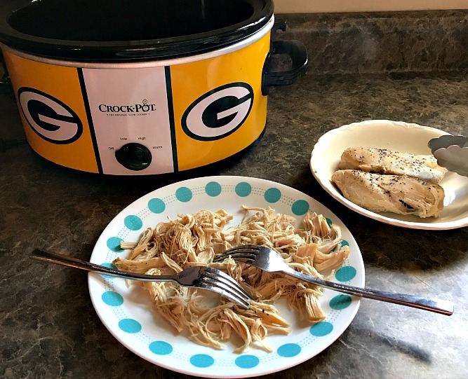 Easy Slow Cooker Shredded Chicken