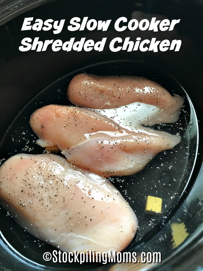 easiest way to cook and shred chicken