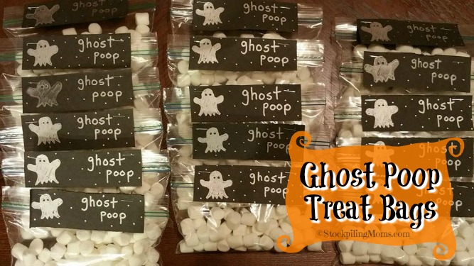 Ghost Poop Treat Bags