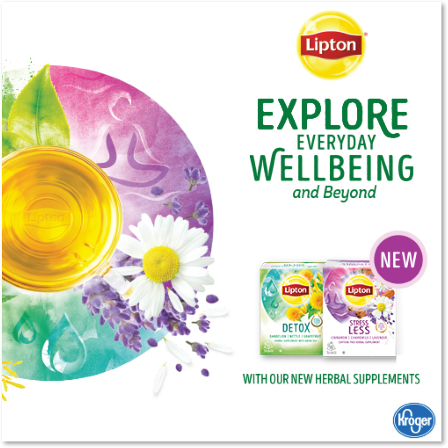 Lipton introduces wellness teas