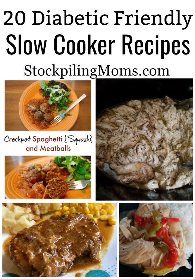 20 Diabetic Slow Cooker Friendly Recipes - STOCKPILING MOMS™