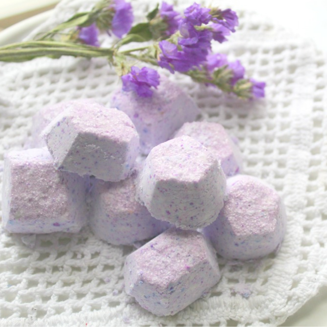 Homemade Lavender Shower Melts