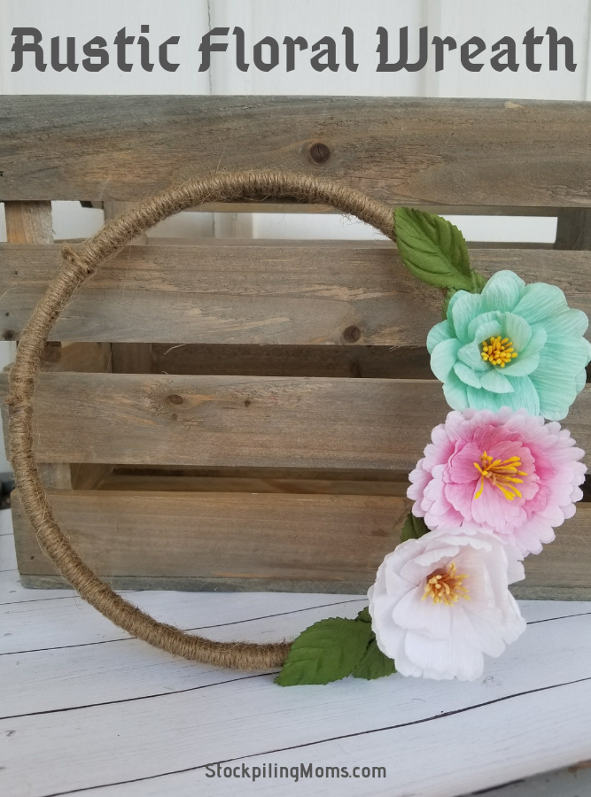 How To Make A Rustic Floral Wreath