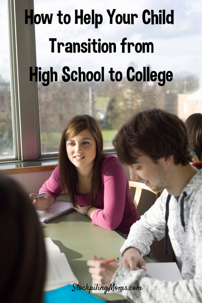 How To Help Your Child Transition From High School To College ...