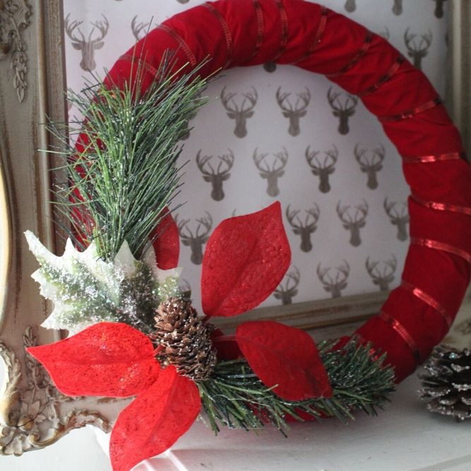 Rustic Christmas Wreath Tutorial