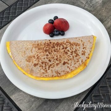 Easy Omelet Quesadilla