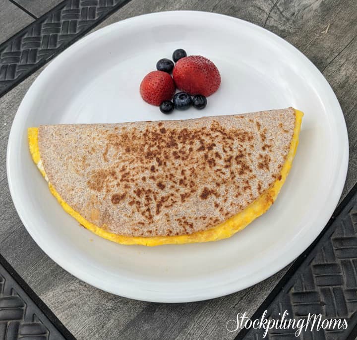 Easy Omelet Quesadilla