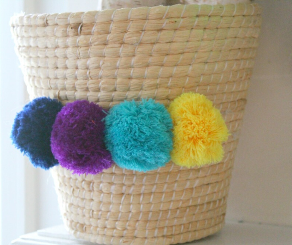 DIY Boho Decorative Basket