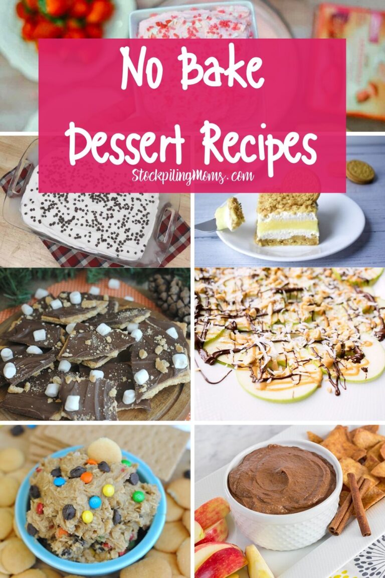 25 No Bake Dessert Recipes - STOCKPILING MOMS™