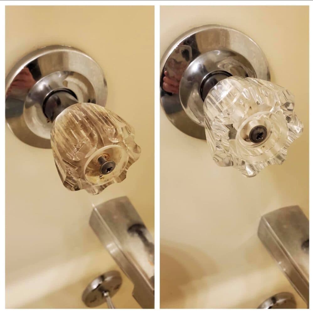 How to clean bathroom knobs STOCKPILING MOMS™