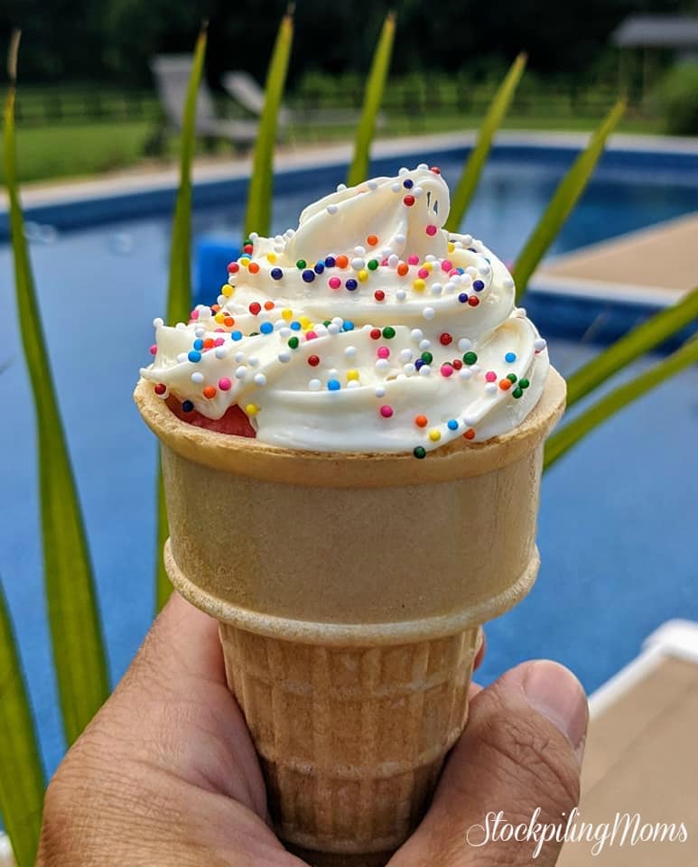 Ice cream 2025 cone with sprinkles