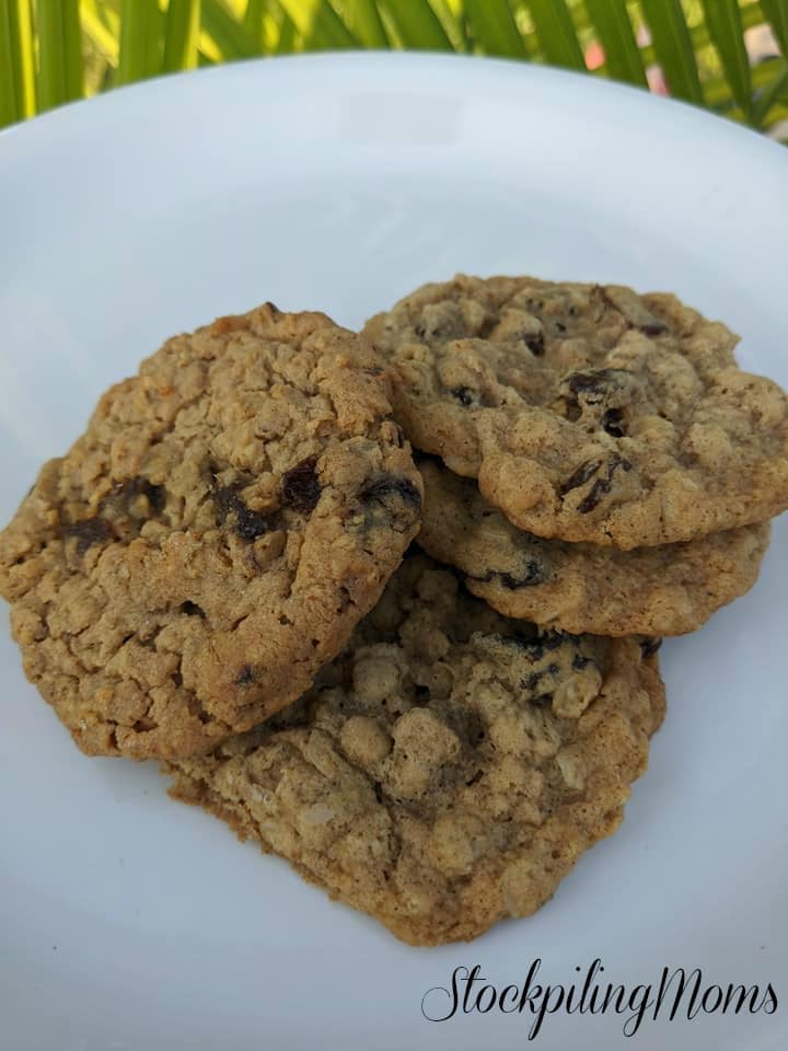 Paula Deen Oatmeal Raisin Cookies