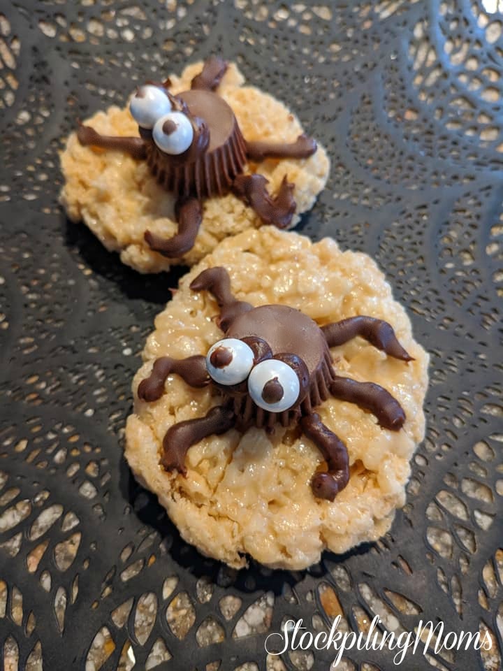 Caleb’s Spider Rice Krispie Treats