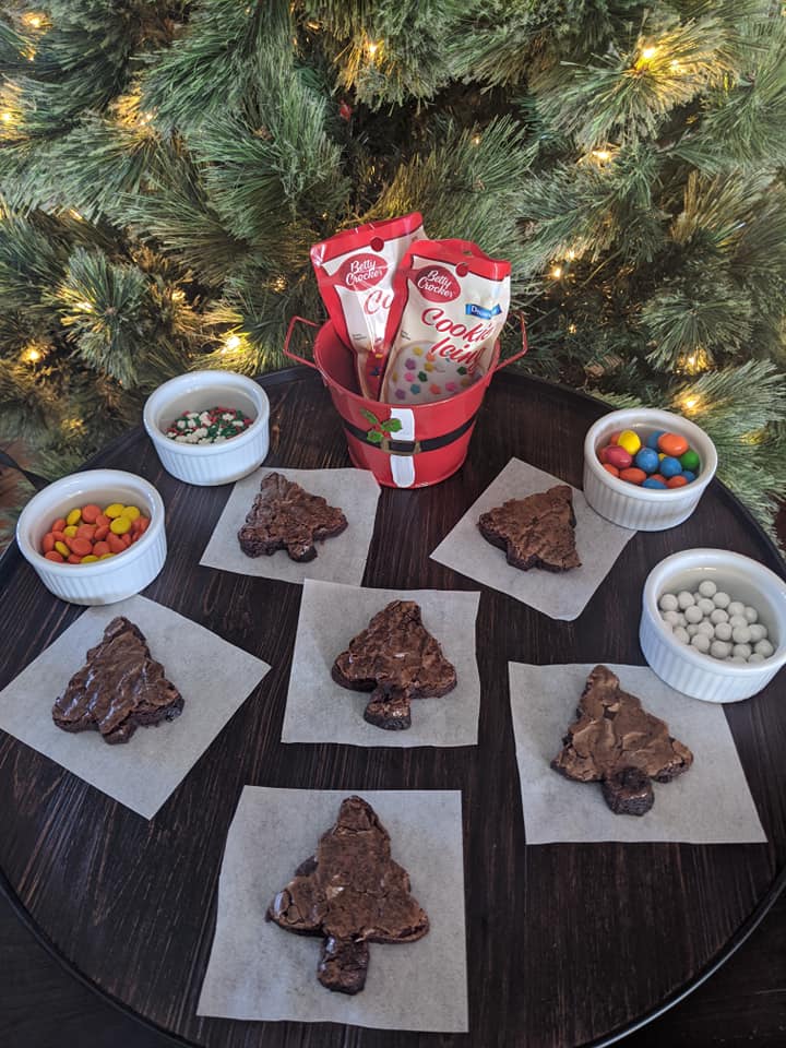 Christmas Tree Brownies