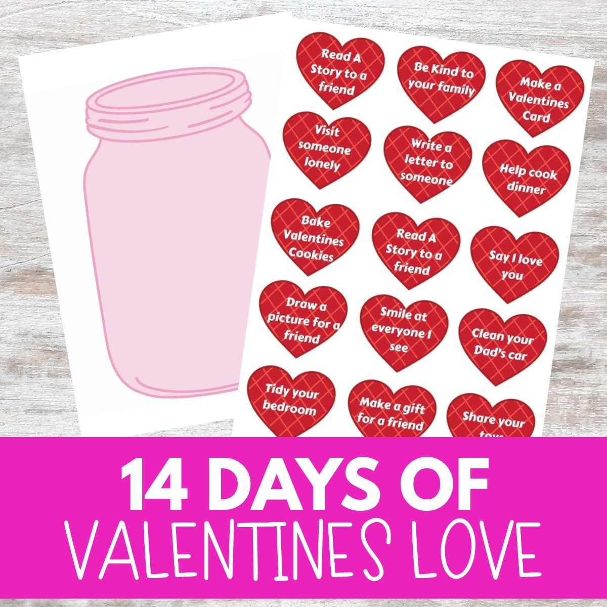 14 Days of Kindness Valentine’s Day Coupons