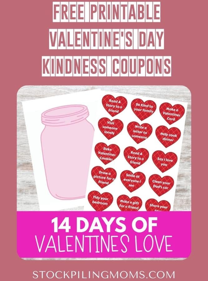 14 Days of Kindness Valentine's Day Coupons - STOCKPILING MOMS™