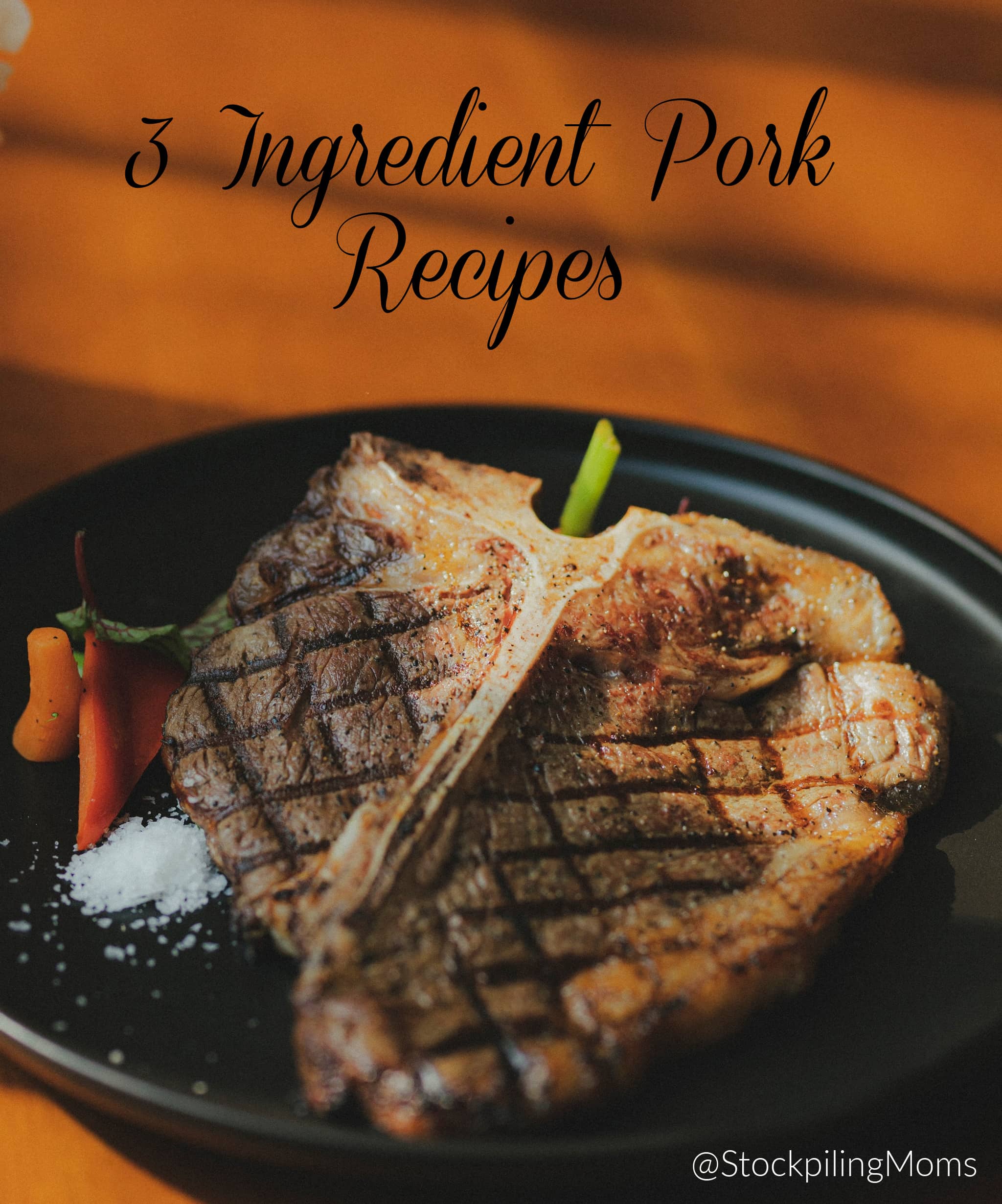 3 Ingredient Pork Recipes