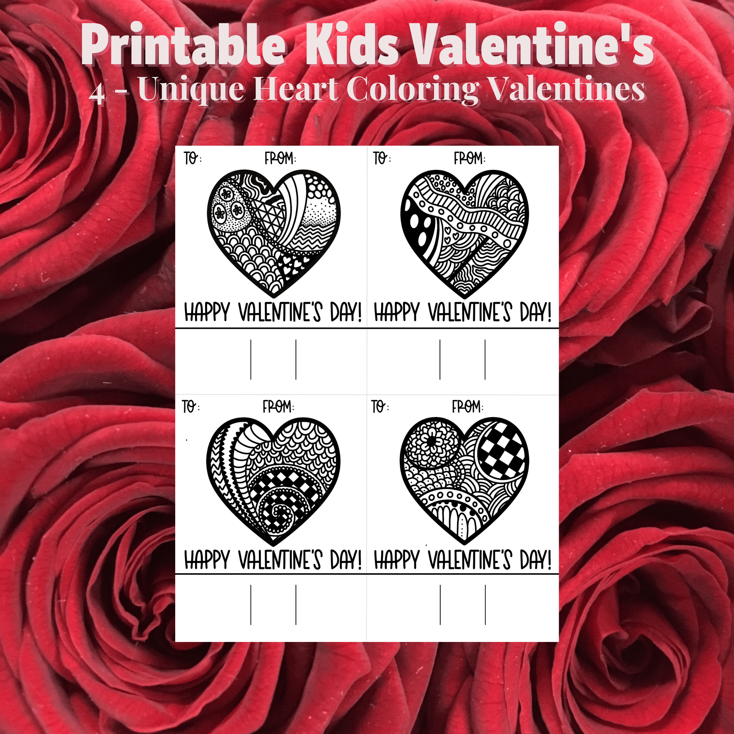 Free Printable Kids Valentine