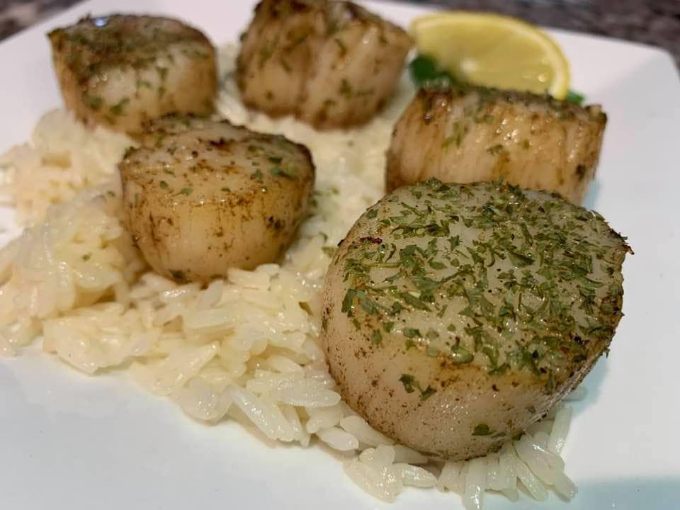 Lemon Butter Garlic Scallops