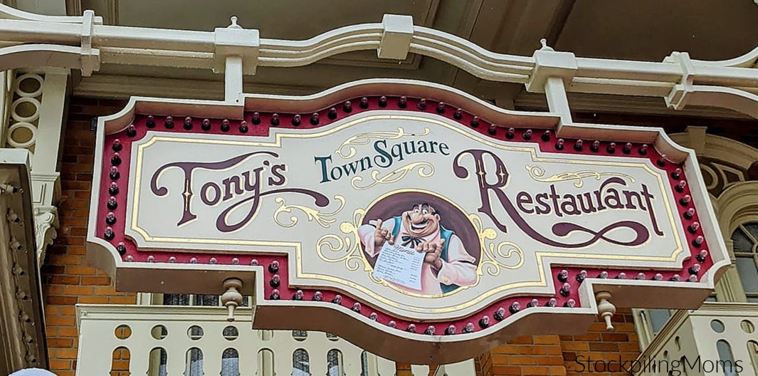 Disney Tony’s Town Square Restaurant Review