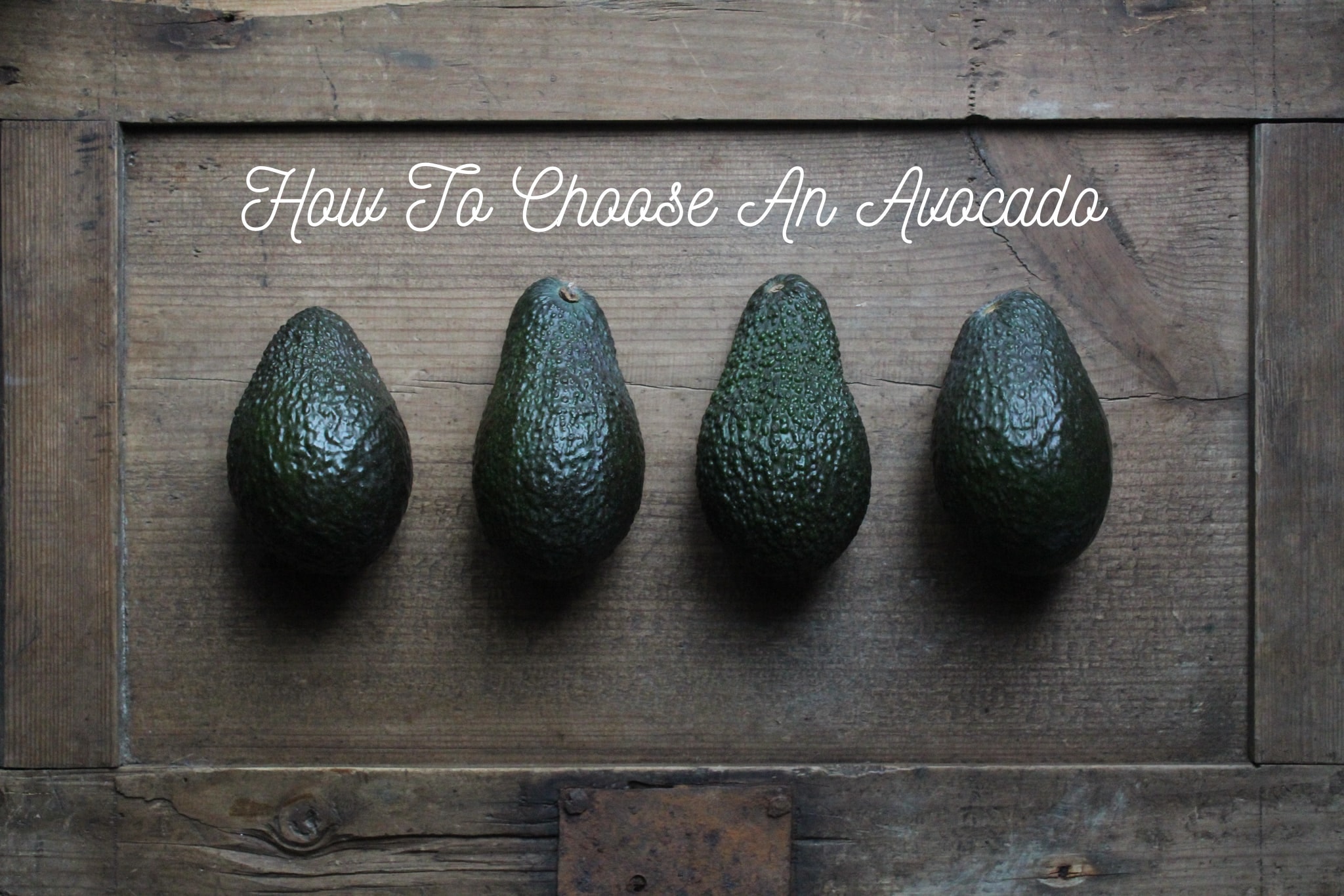 How to choose an Avocado