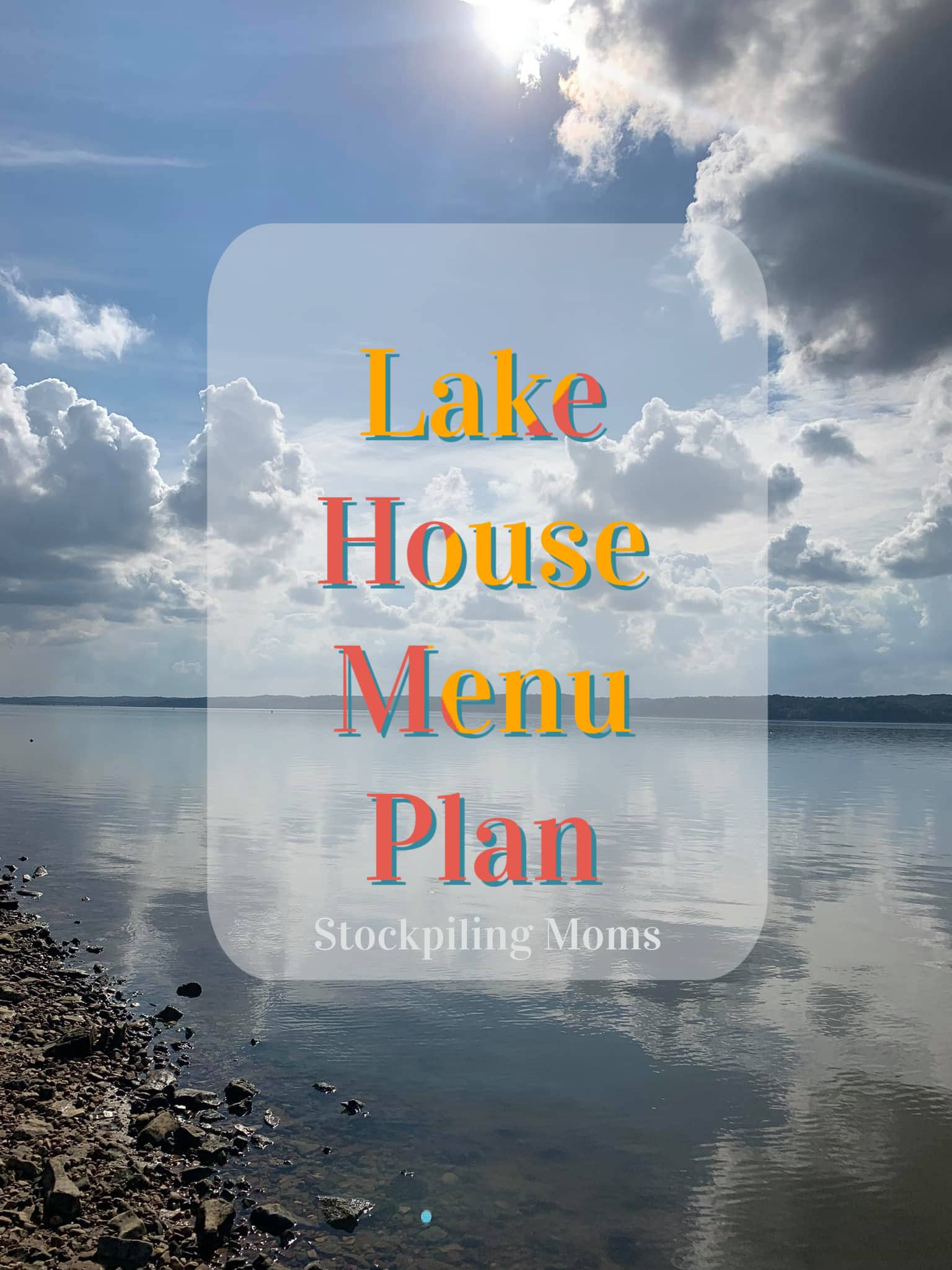 Lake House Menu Plan