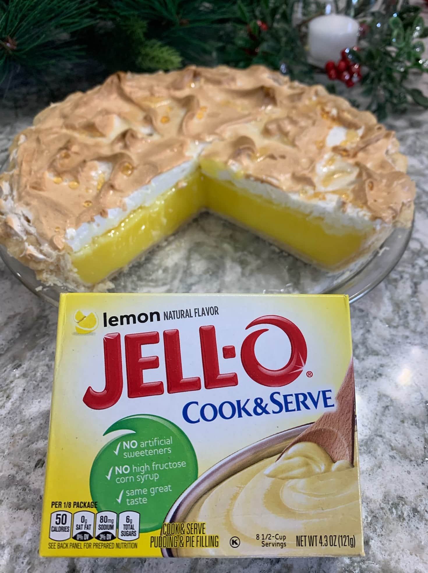 Classic Lemon Pudding Pie