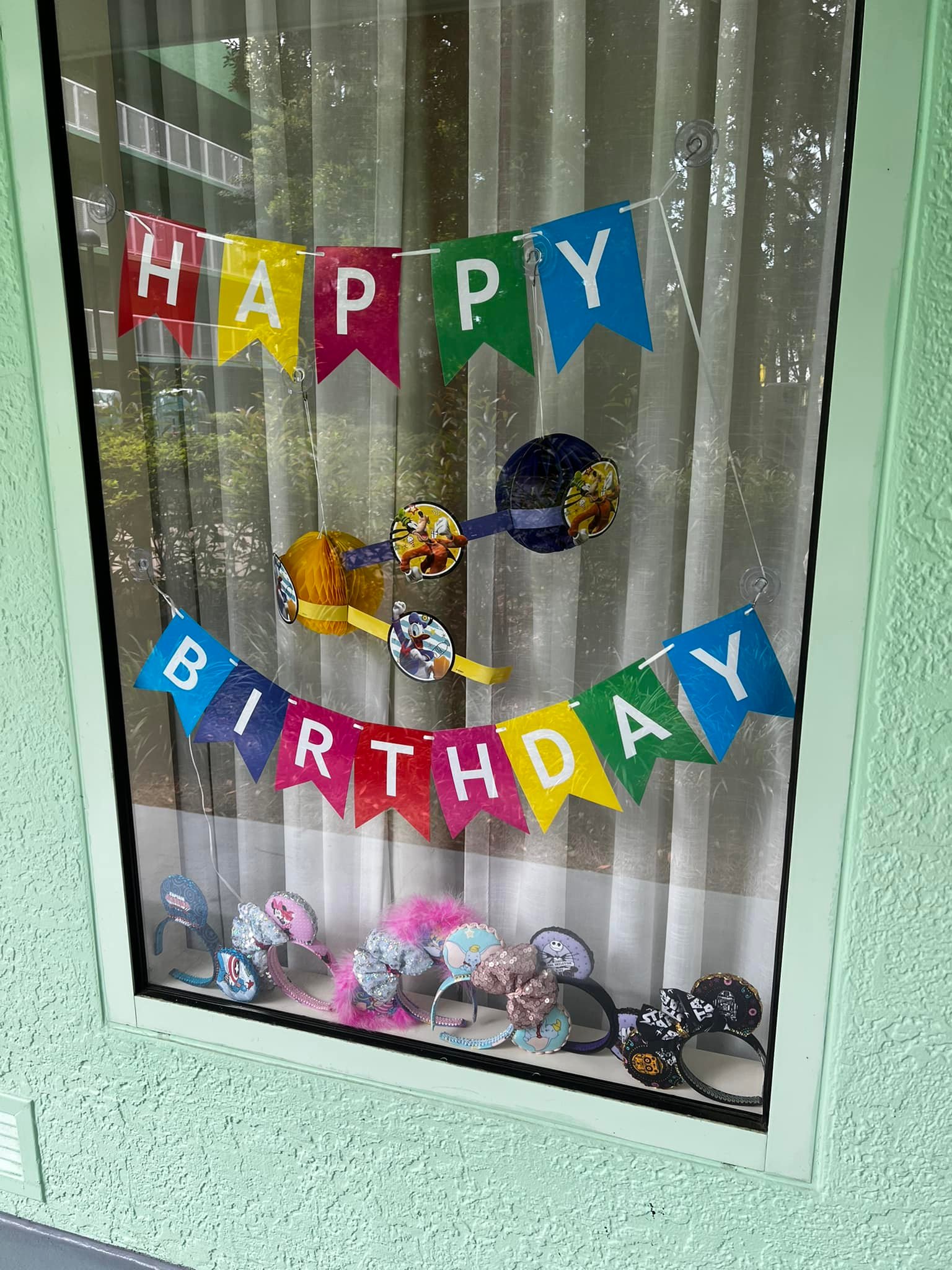 Disney Themed Birthday Scrapbooking Embellishments or Hotel Window  Decorations: My Disney Birthday 