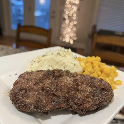 Country Fried Steak STOCKPILING MOMS   Country Fried Steak 4 500x500 