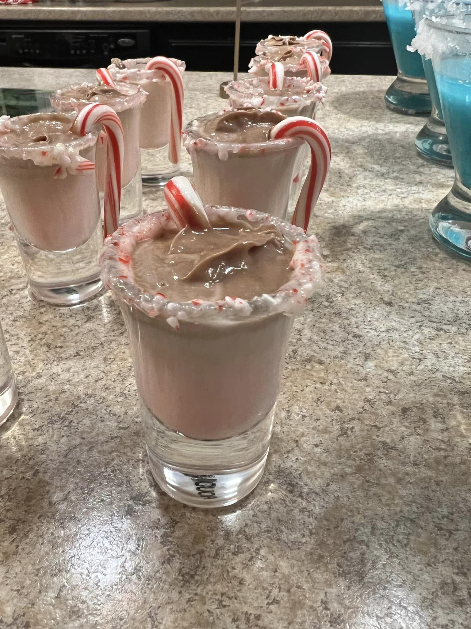 Peppermint Candy Cups  Peppermint Candy Shot Glasses