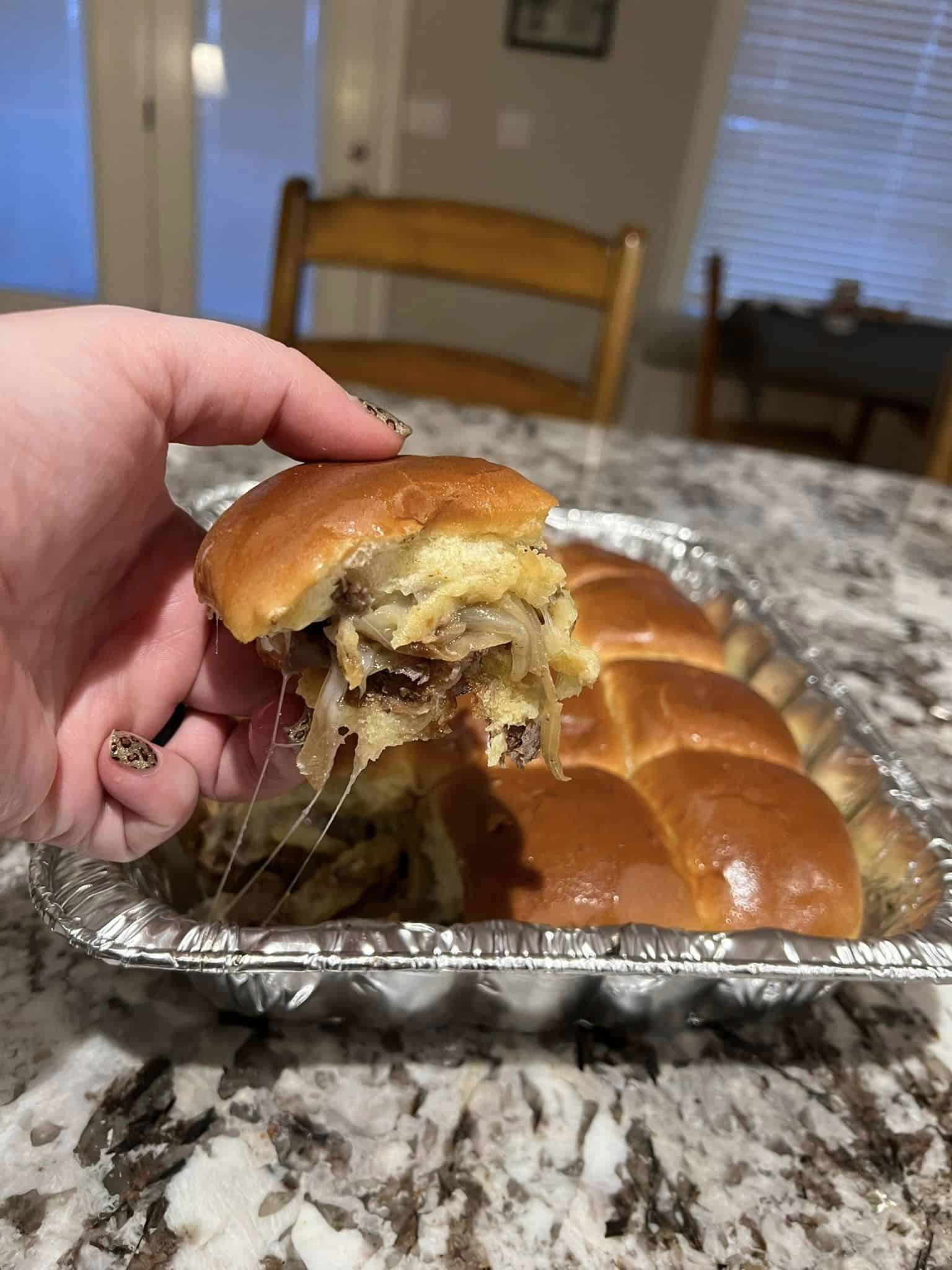 Philly Cheese Sliders