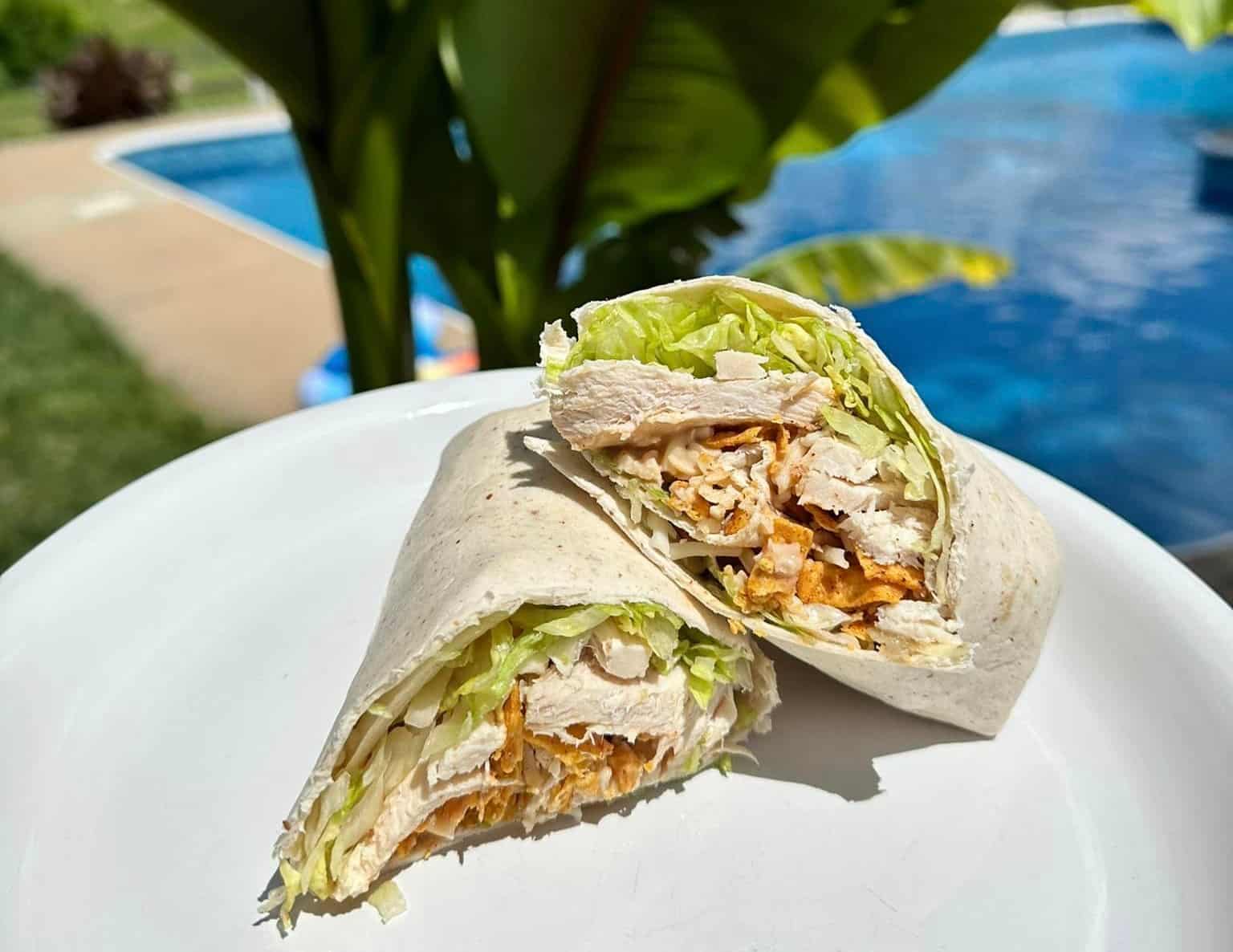 Mojito Lime Chicken Wrap