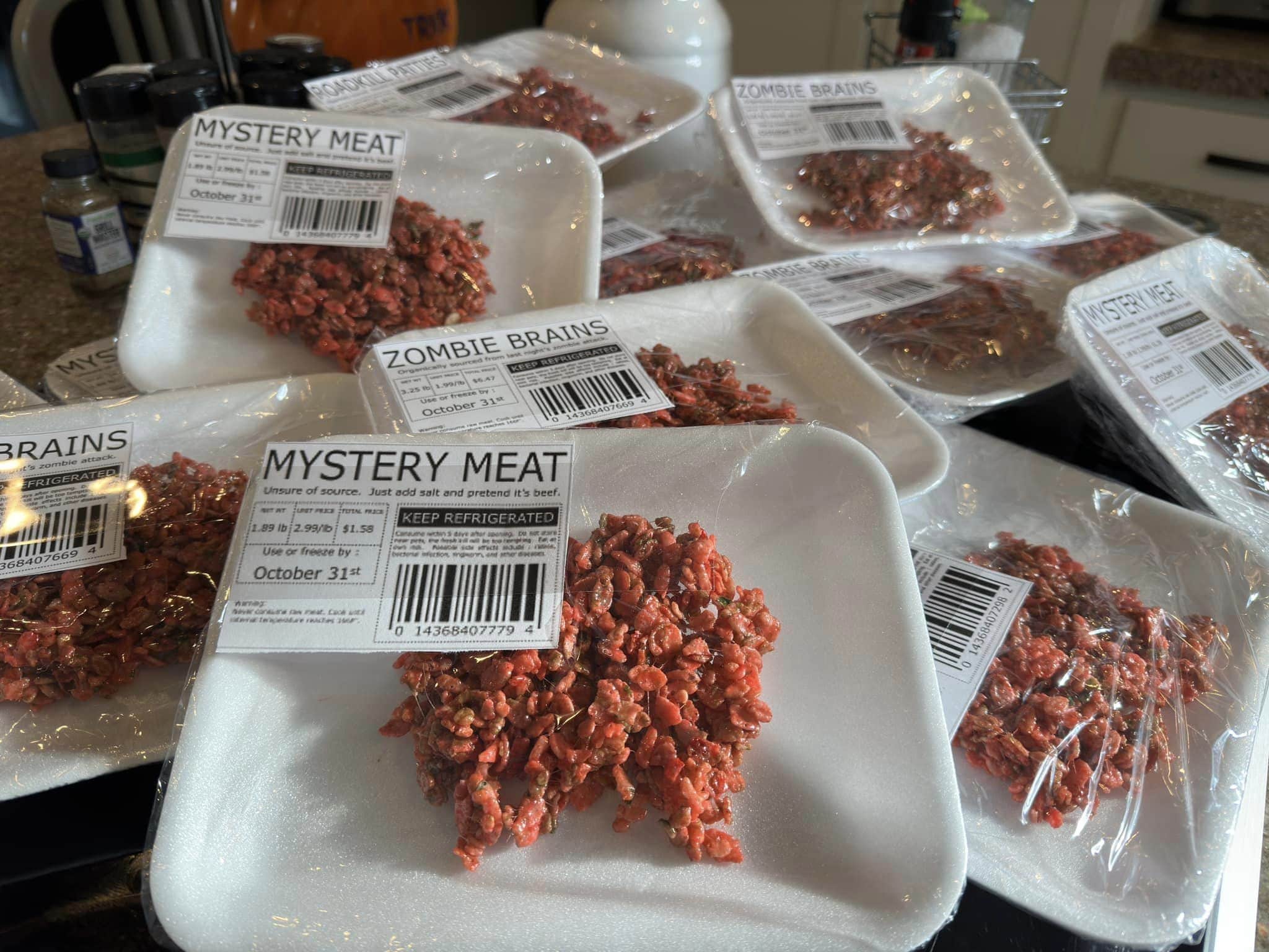 Halloween Raw Meat Treats